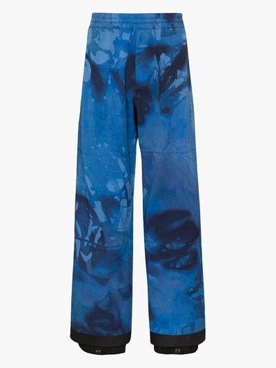 Moncler Genius Straight Leg Trousers In Blue