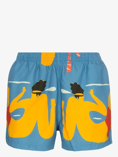 Timo Trunks Gold Coast Edition Swimming Trunks In Blue