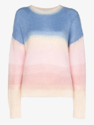 Isabel Marant Étoile Knitted Colour-block Jumper In Pink
