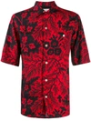 Alexander Mcqueen Ivy Creeper Print Shirt In Black