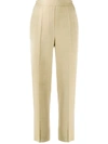 Etro High-waisted Trousers In Neutrals
