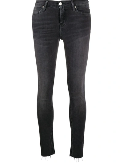 Calvin Klein Jeans Est.1978 001 Mid-rise Skinny Jeans In Grey