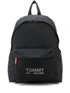 Tommy Hilfiger Cool City Logo-print Backpack In Black