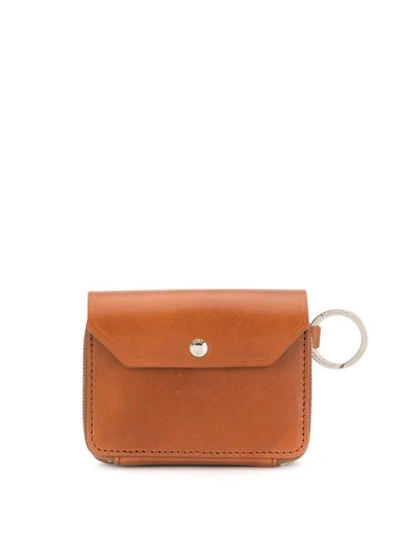 As2ov Foldover Small Coin Wallet In Brown