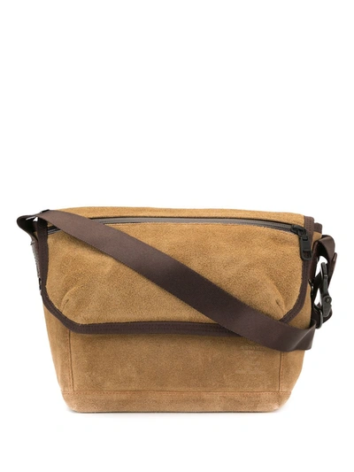 As2ov Panelled Messenger Bag In Brown
