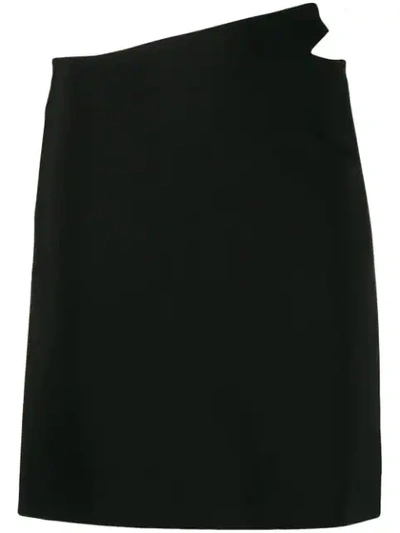 Coperni Short Pencil Skirt In Black