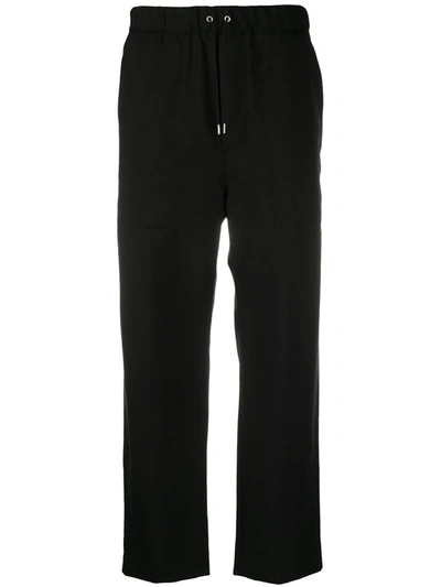 Oamc Drawstring Waist Trousers In Black