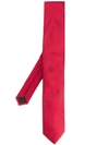 Dolce & Gabbana Skinny Silk Tie In Red