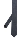 Dolce & Gabbana Geometric Pattern Necktie In Black