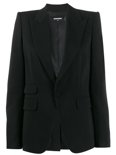 Dsquared2 Slim Fit Suit Blazer In Black