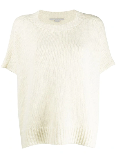 Stella Mccartney Loose Fit Knitted Top In White