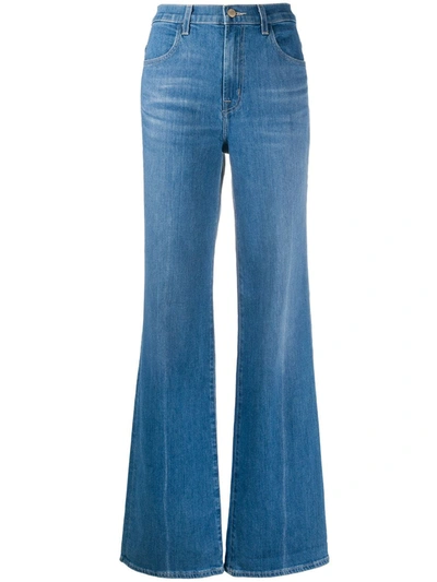 J Brand Joan High-rise Flared Jeans In Blue