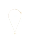 Vivienne Westwood Ouroboros Pendant Necklace In Gold