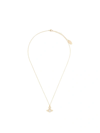 Vivienne Westwood Ouroboros Pendant Necklace In Gold