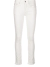 R13 Mid-rise Cropped Skinny Jeans In White