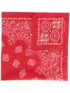 Gucci Bandana Printed Neckscarf In Red