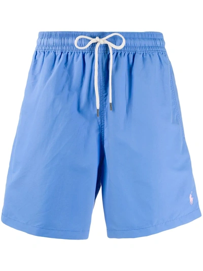 Polo Ralph Lauren 夏威夷图案泳裤 In Blue