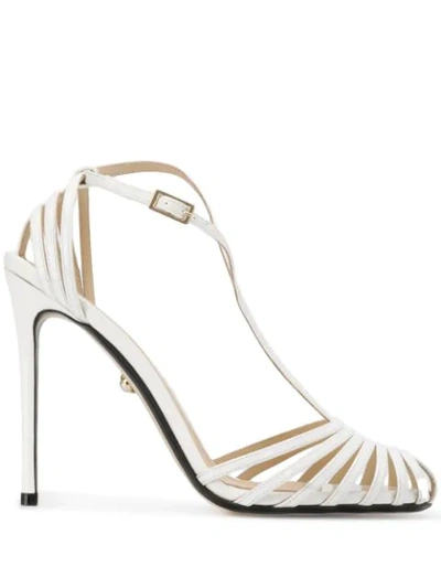 Alevì Strappy Sandals In White