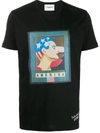 Iceberg X Peter Blake Amerika Cotton T-shirt In Black