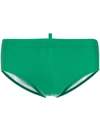 Dsquared2 Icon Print Swimming Trunks In Green