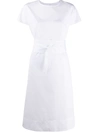 Aspesi Tie-waist Dress In White