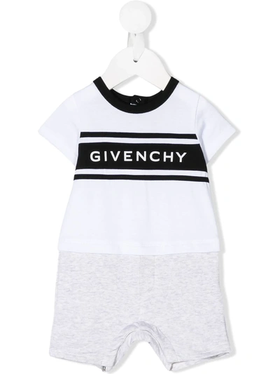 Givenchy Babies' Logo-print Shorties In White