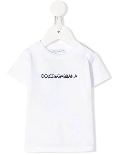 Dolce & Gabbana Babies' White Cotton T-shirt