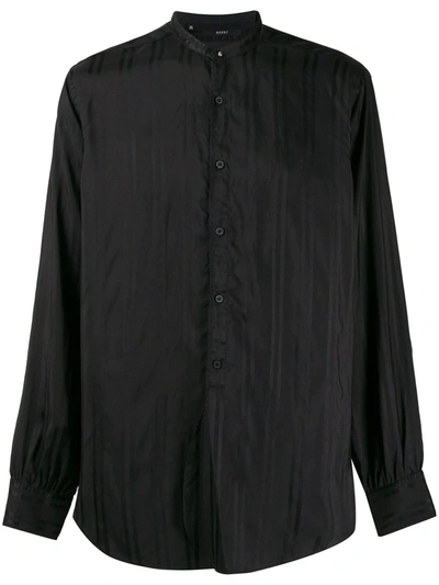 Pre-owned Gucci 1990s Striped Shirt In Black