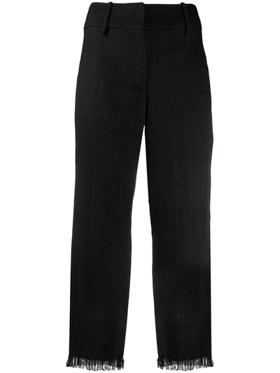 Pre-owned Dolce & Gabbana 1990s Cropped Trousers In Black