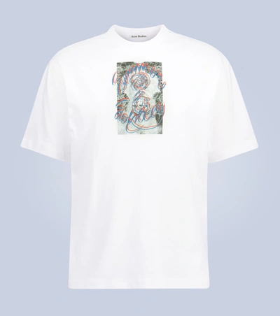 Acne Studios 白色 Summer Solstice T 恤 In Summer Solstice Print T-shirt