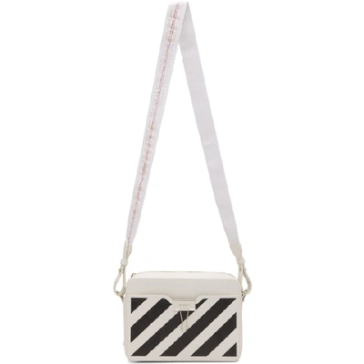 Off-white Diagonal Camera Bag In White/black