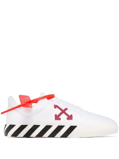 Off-white Arrow Low Top Vulcanized Sneaker In White