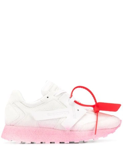 Off-white Hg Runner Leather, Suede And Shell Sneakers In White