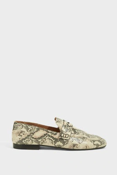 Isabel Marant Feezy Animal-print Leather Loafers