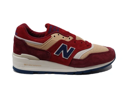 Pre-owned New Balance 997 End Persian Rug (regular Box) In Rumba Red