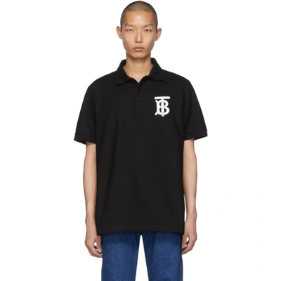 Burberry Black Winford Polo