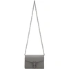 Gucci Leather Wallet On A Chain In 1293 Grey