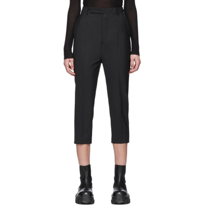 Rick Owens Easy Astaires Trousers In Black