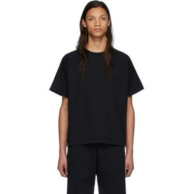 Gr-uniforma Short Raglan-sleeved T-shirt In 1 Black