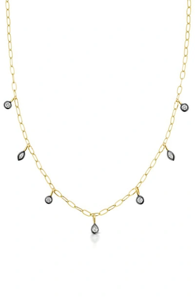 Sorellina Diamond Pendant Necklace In Yellow Gold
