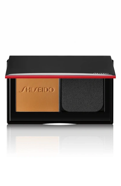 Shiseido Synchro Skin Self-refreshing Custom Finish Powder Foundation 410 Sunstone 0.31 oz/ 9 G