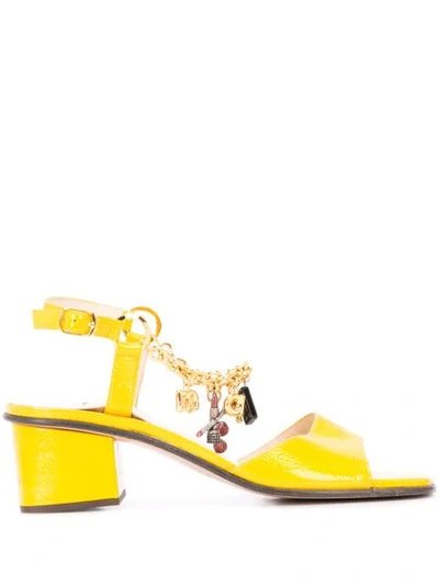Marc Jacobs Charm Sandals In Yellow