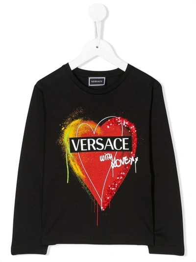 Young Versace Kids'  Yc000149ya00270 Ya008 In Black