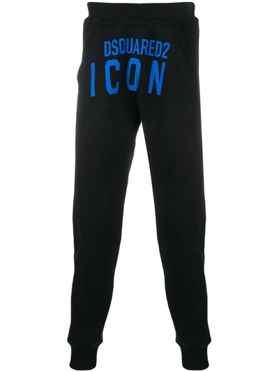 Dsquared2 Jogginghose Mit "icon"-print In Black