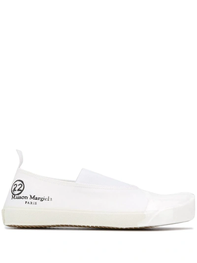 Maison Margiela Split Toe Trainers In White