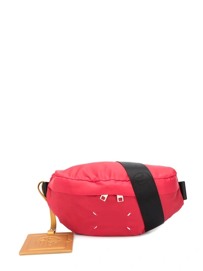 Maison Margiela 4-stitches Belt Bag In Red