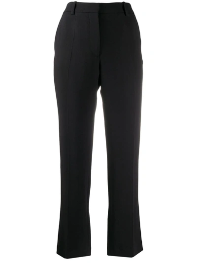 Joseph High Waisted Trousers In Black