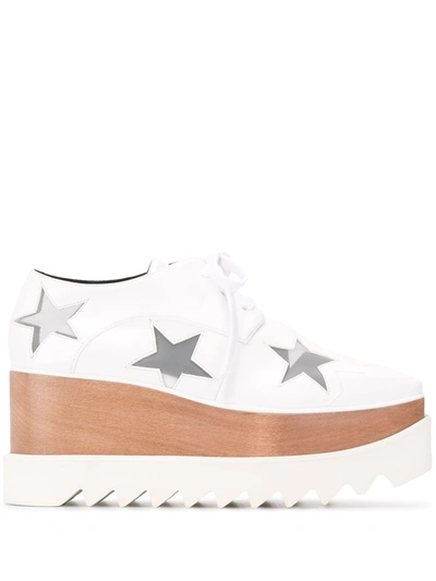 Stella Mccartney Elyse Cut-out Star Shoes In White