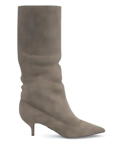 Paul Andrew Nadia Boots In Grey