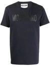 Moschino Logo Printed T-shirt In Blue